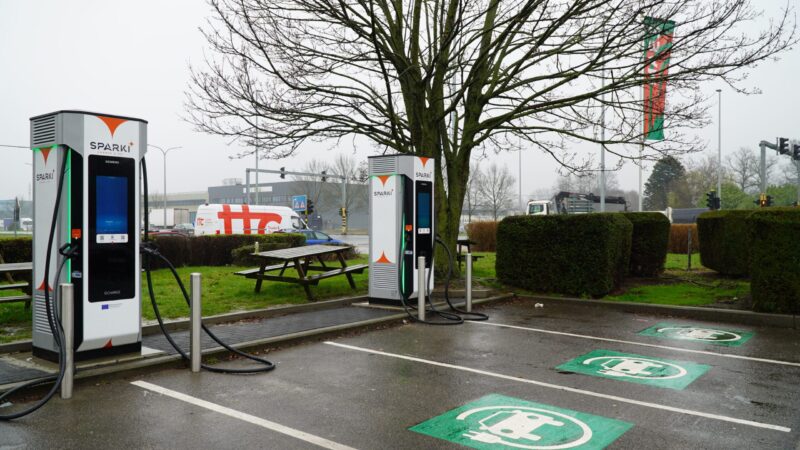 Sparki laadpaal locatie in Bornem