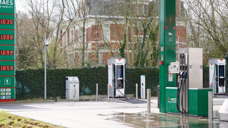 Sparki laadpaal locatie in Zulte